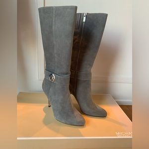 Michael Kors - Gray high heel boots - Size 8